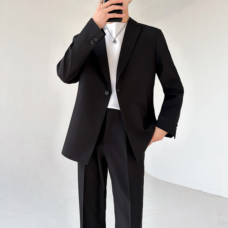 Herren eleganter Anzugblazer mit Echoarchivrnem Schnitt und feinem Innenfutter Echoarchiv