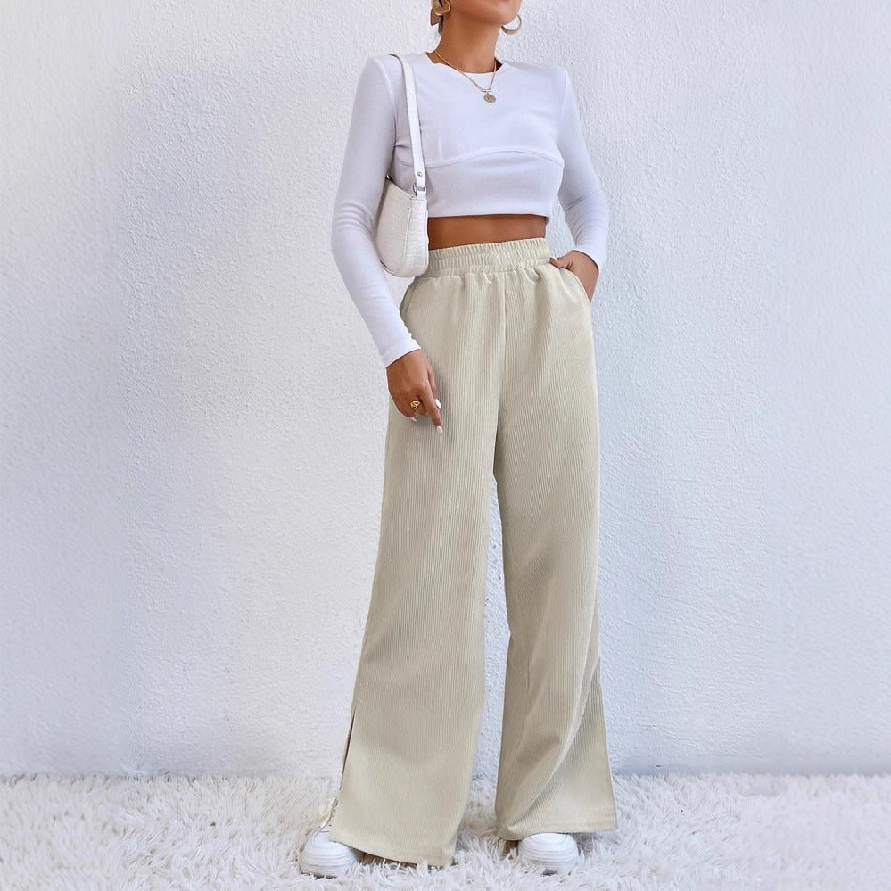 Damen Lässige und bequeme Cordhose Echo Archiv