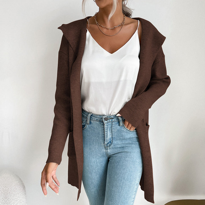 Damen Lässiger Strickmantel Echo Archiv
