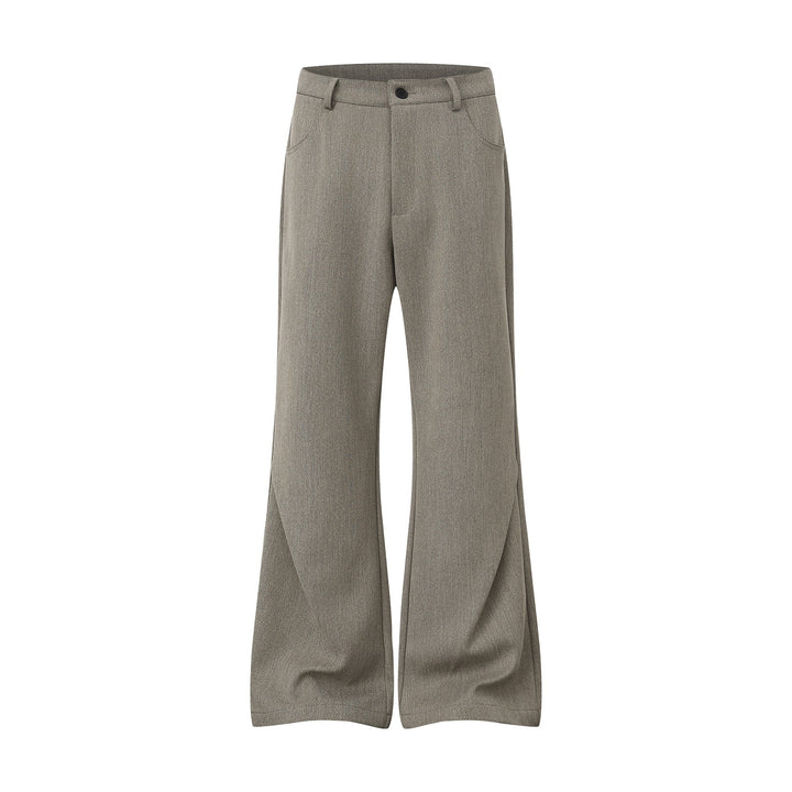 Damen Weite High‑Waist Culotte-Hose aus strukturierter Wollmischung Echoarchiv