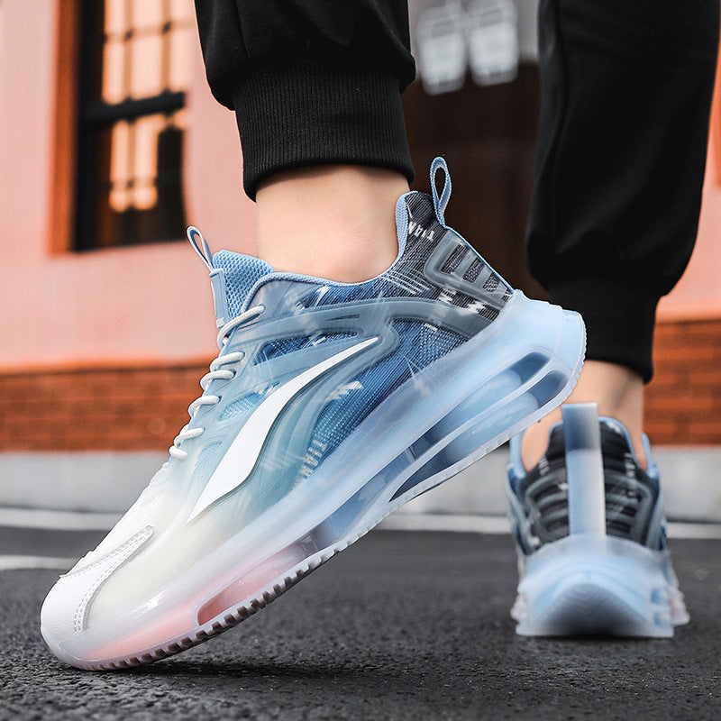 Unisex Futuristische luftgepolsterte leistungsorientierte Sneaker mit transparenter Sohle – Norré