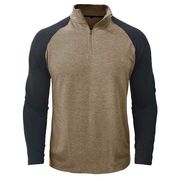 Herren Sportlicher Stehkragenpullover Echoarchiv