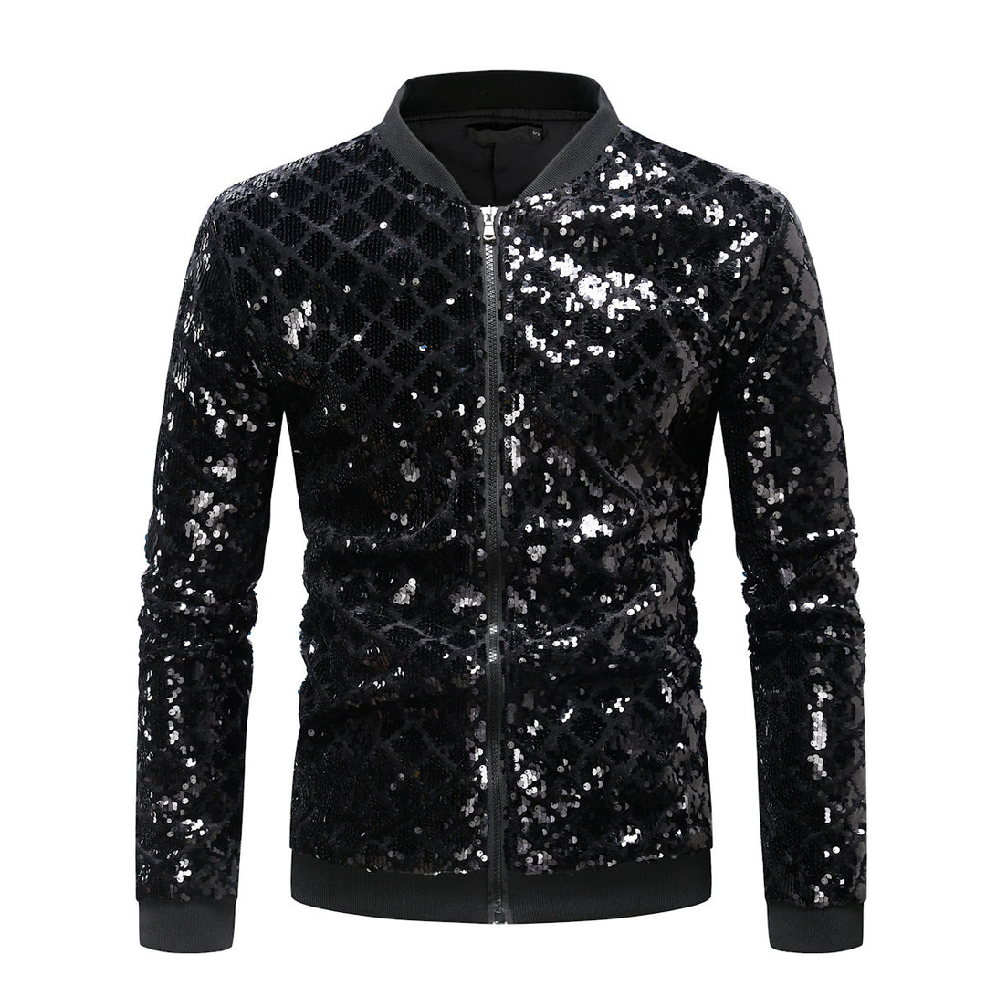 Herren Glitzernde Steppjacke Echoarchiv