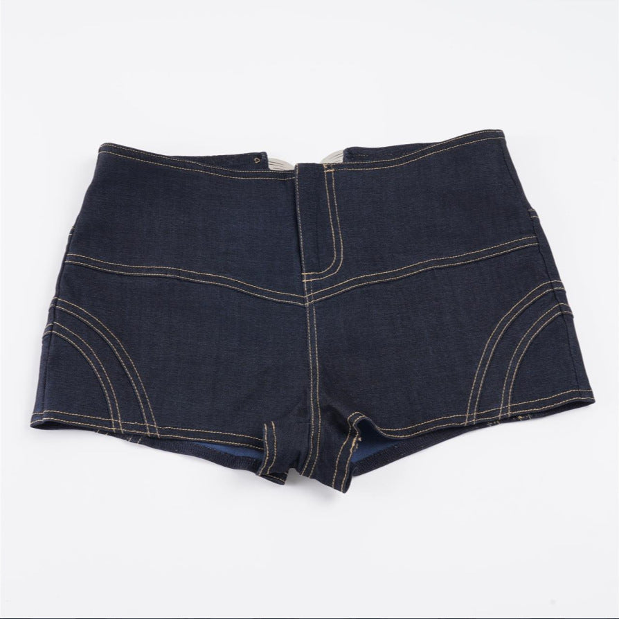 Damen Denim-Shorts mit hohem Bund und stylischem Schnitt Echo Archiv