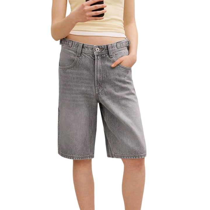 Damen Hochgeschnittene Denim-Shorts im modernen Stil Echoarchiv