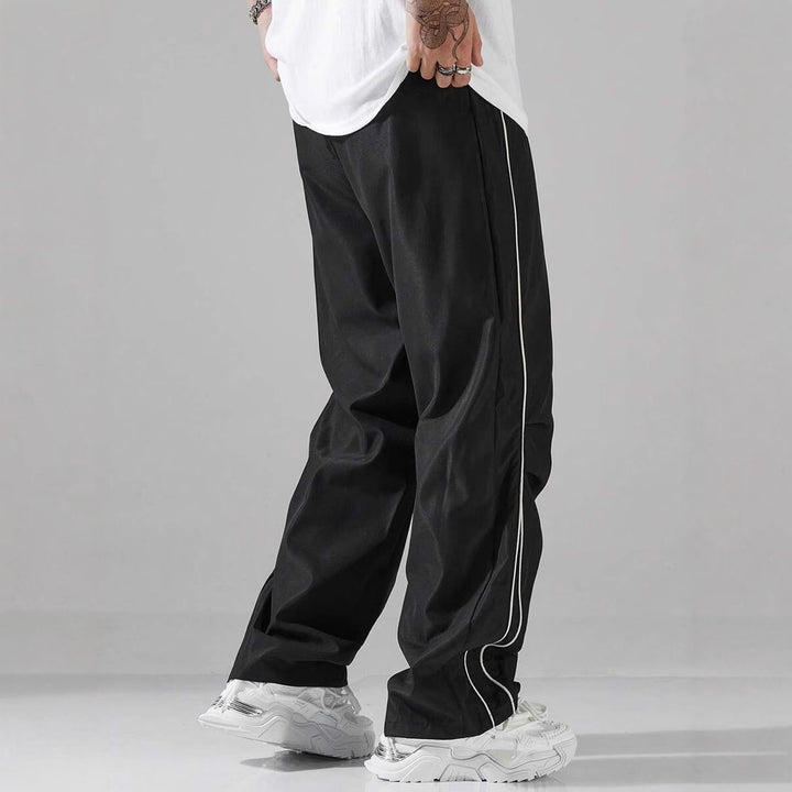 Herren lässige Sporthose mit elastischem Bund und seitlichen Nähten Echoarchiv