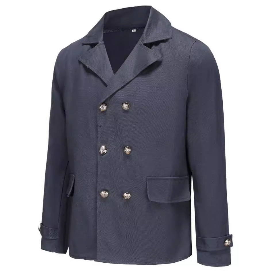 Herren modischer Doppeltknopf-Blazer Echoarchiv