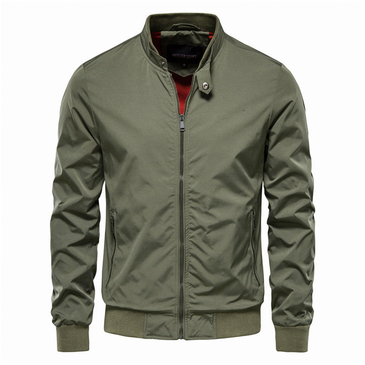 Herren leichte Flugjacke mit praktischen Taschen und Reißverschluss Echoarchiv