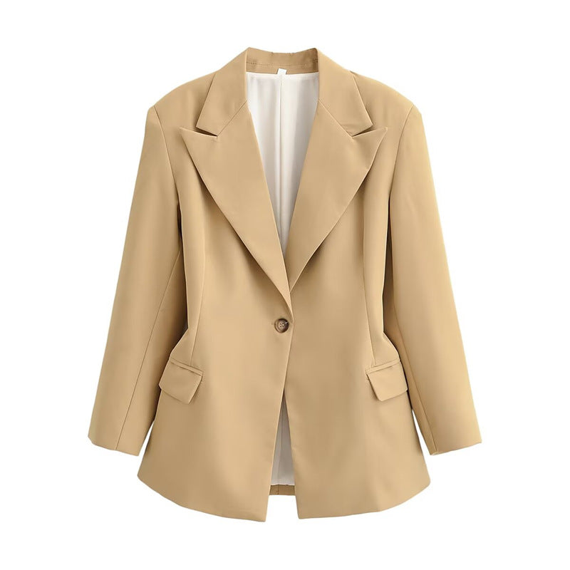 Damen Oversize-Blazer mit markantem Revers und leicht taillierter Silhouette Echo Archiv