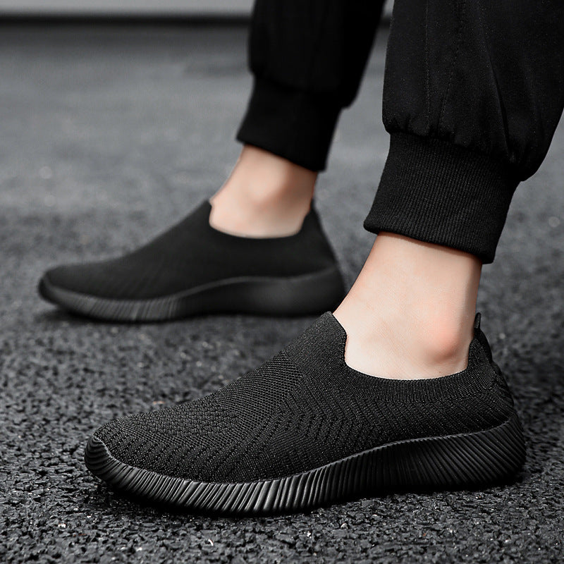 Unisex nan ultraleichter Schlupfschuh aus Feinstrick mit anatomischem Komfortfußbett und gerippter Flexlaufsohle Echo Archiv