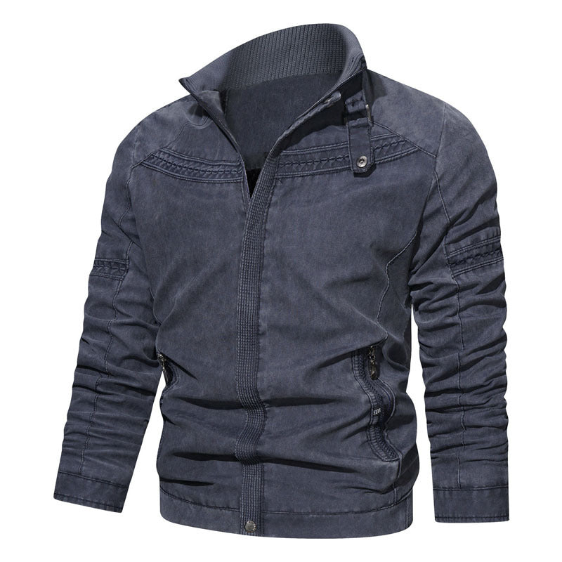 Herren strapazierfähige Übergangsjacke mit hochwertiger Steppung und praktischen Reißverschlusstaschen Echoarchiv