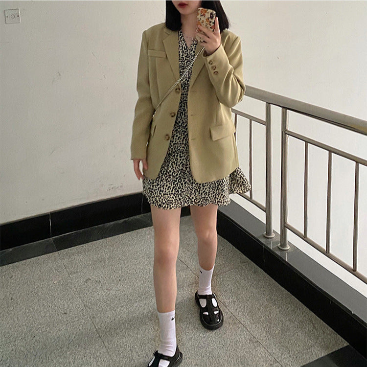 Damen Modischer Oversized Blazer Echoarchiv