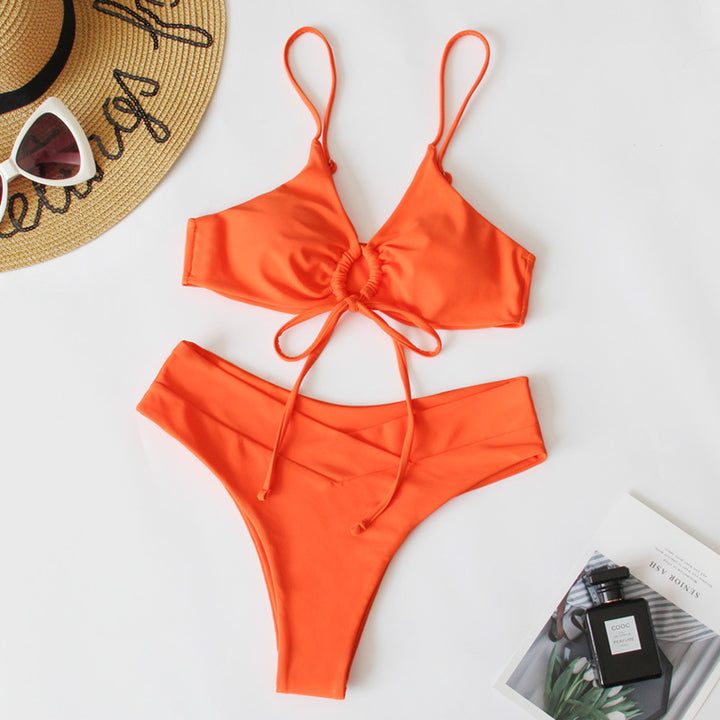 Damen Sportives Bikini-Set mit verstellbaren Trägern Echo Archiv