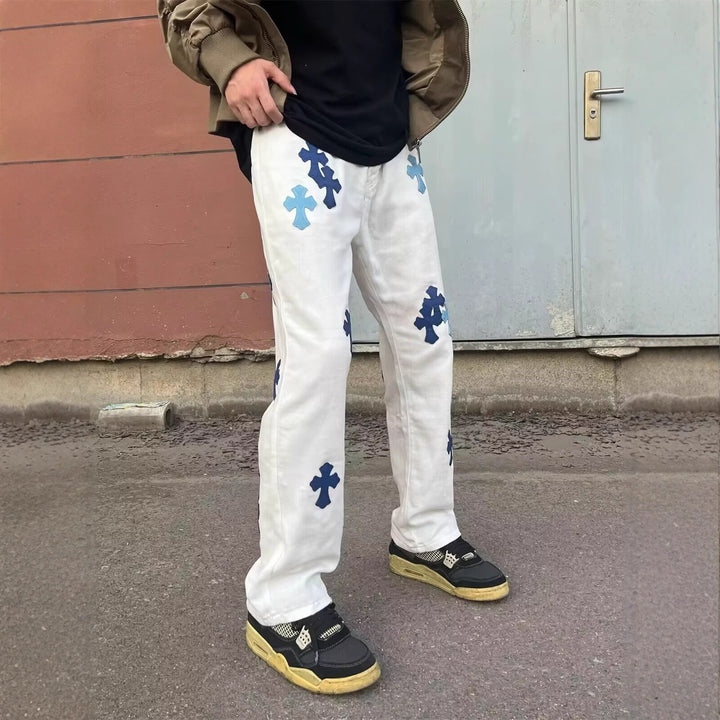 Herren Weitgeschnittene Custom Denim-Jeans Echo Archiv