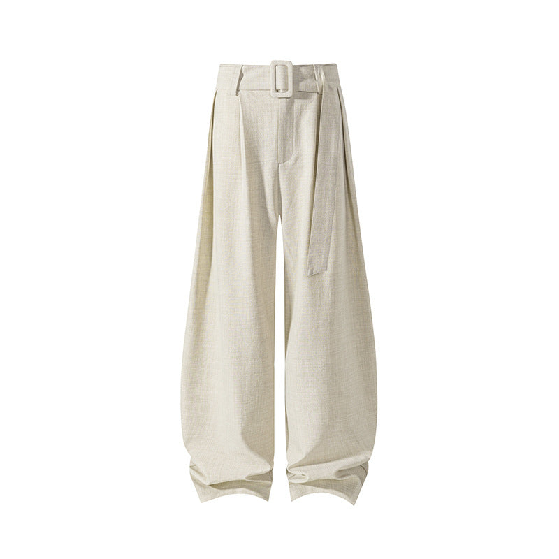 Damen Elegante und lässige weite Stoffhose – Avélisse
