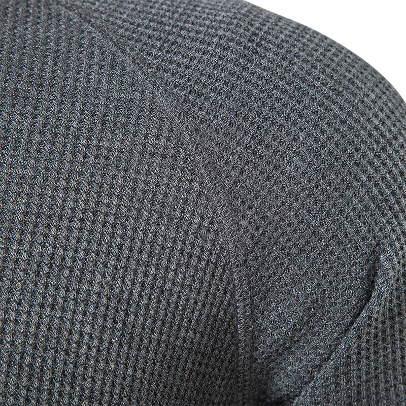 Herren Kurzarm-Henley-Shirt aus weichem, atmungsaktivem Baumwollmix mit praktischer Knopfleiste Echoarchiv