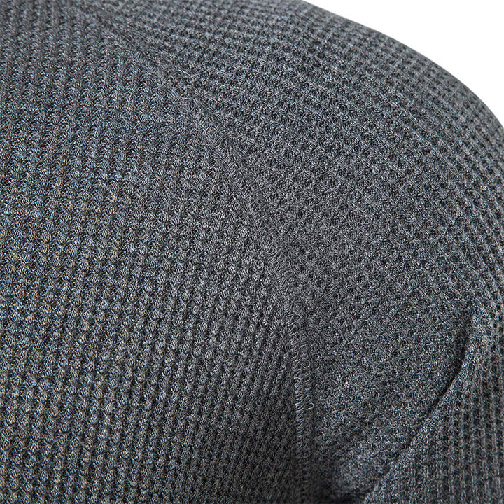 Herren Kurzarm-Henley-Shirt aus weichem, atmungsaktivem Baumwollmix mit praktischer Knopfleiste Echoarchiv