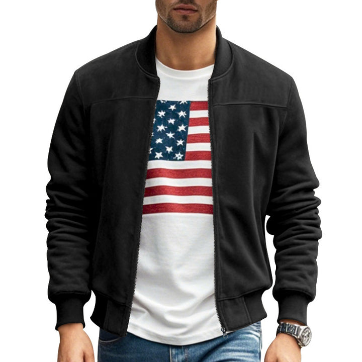 Herren stylische Bomberjacke mit praktischen Taschen und weichem Innenfutter Echoarchiv