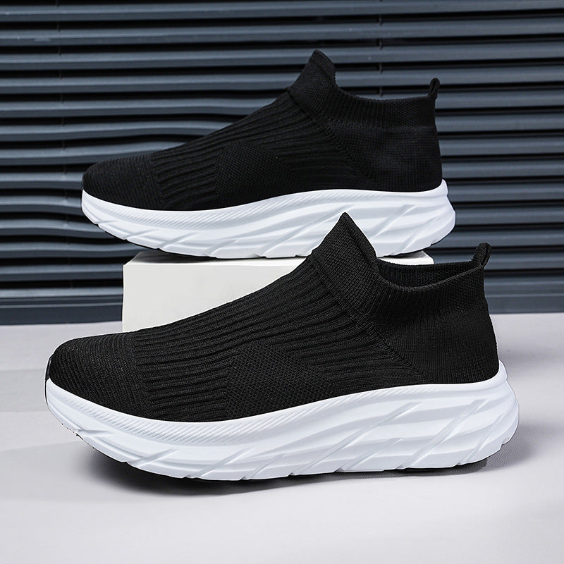 Unisex nahtloser Strick-Sock-Sneaker mit hohem Plateausohle Profil und gepolstertem Komfortfußbett – Norré
