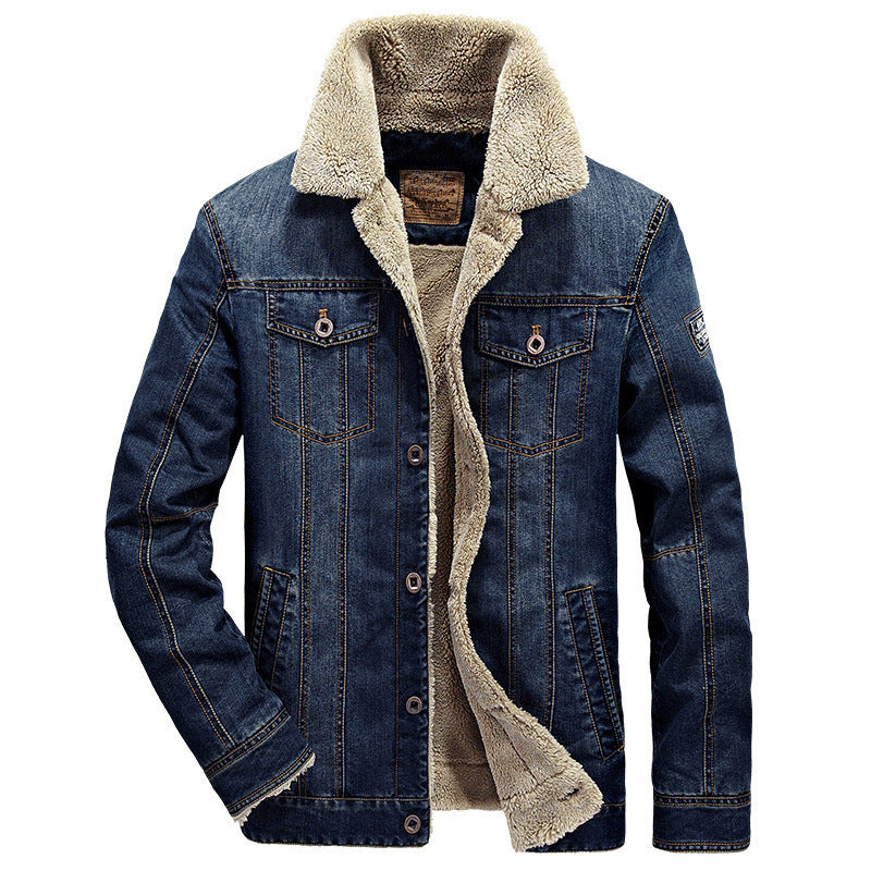 Herren Denimjacke mit Teddyfutter Echo Archive