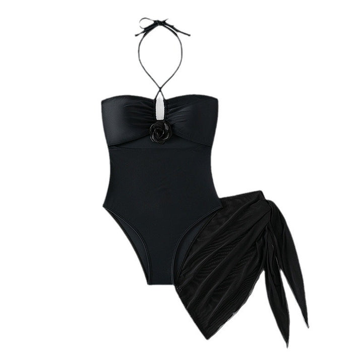 Damen Chic Cut-Out Badeanzug mit Wickelrock Echo Archiv