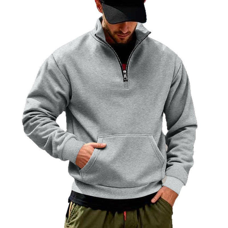 Herren Sweatshirt mit Halbreißverschluss Echoarchiv