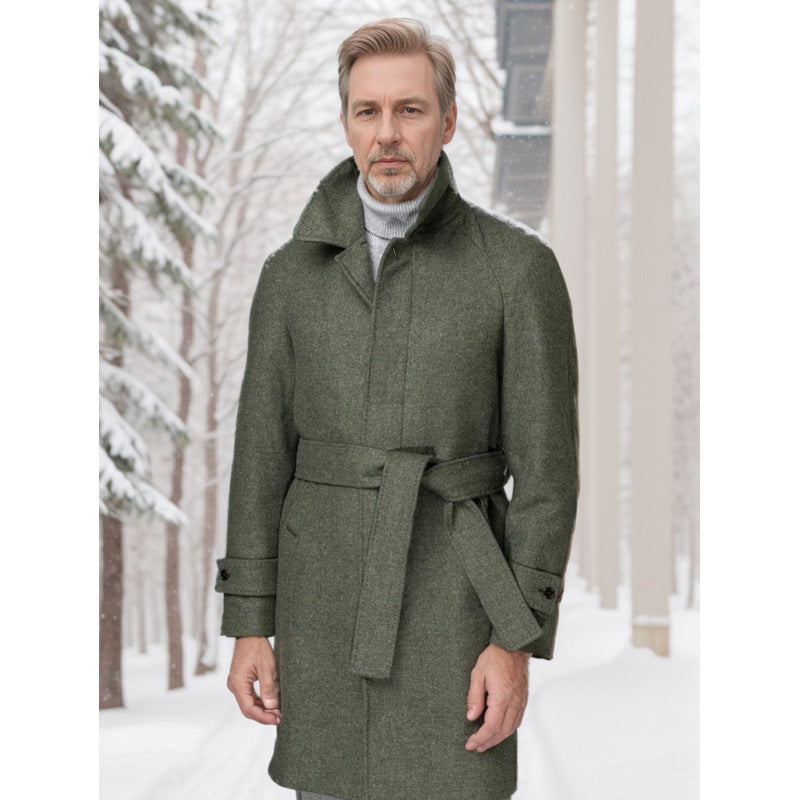Herren zeitloser und eleganter Trenchcoat Echoarchiv