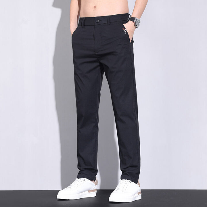 Herren modische Chino-Hose mit elastischem Bund und praktischen Seitentaschen Echoarchiv