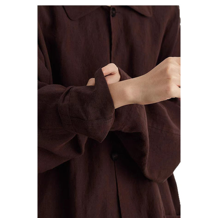 Damen Lässige und elegante Langarmbluse Echoarchiv