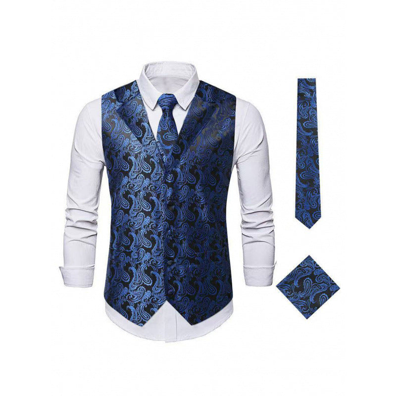 Herren elegante Weste mit Paisley-Muster Echoarchiv