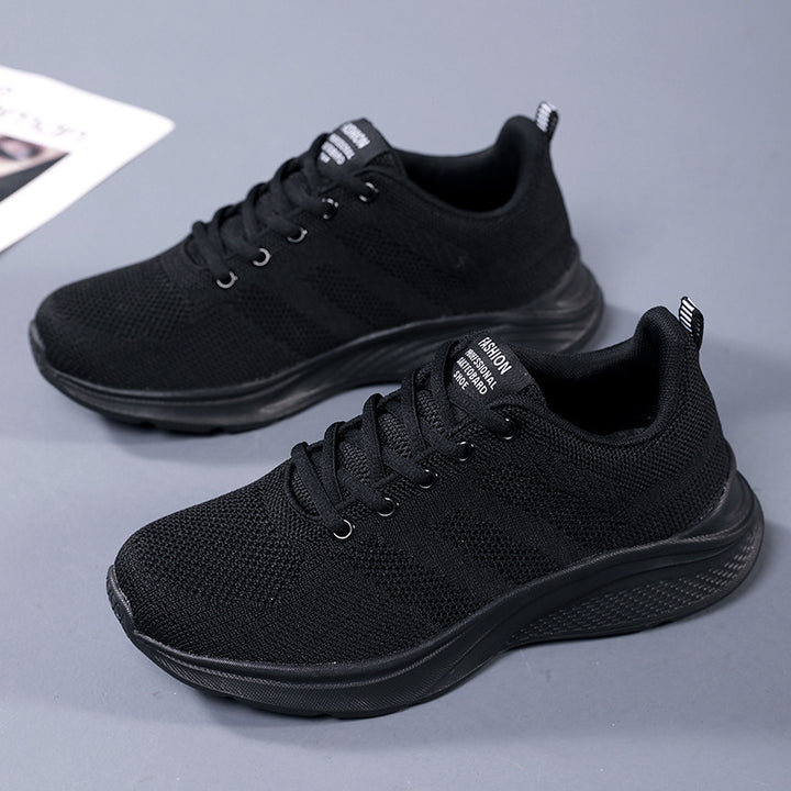Damen nan leichter Strick-Fitnesssneaker mit nahtlosem Obermaterial, adaptiver EVA-Dämpfung und ergonomischem Fersenpolster Echo Archiv
