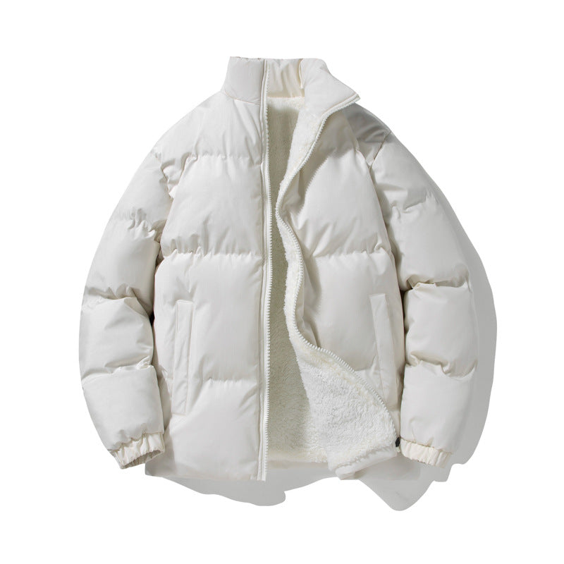 Herren Thermo‑Steppjacke mit Sherpa‑Fleece‑Innenfutter, Stehkragen und verdecktem Reißverschluss Echo Archiv