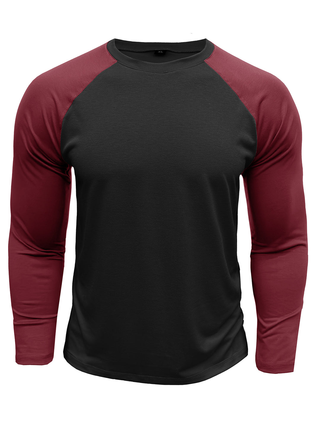 Herren Raglan Langarmshirt mit Kontrastärmeln Echoarchiv