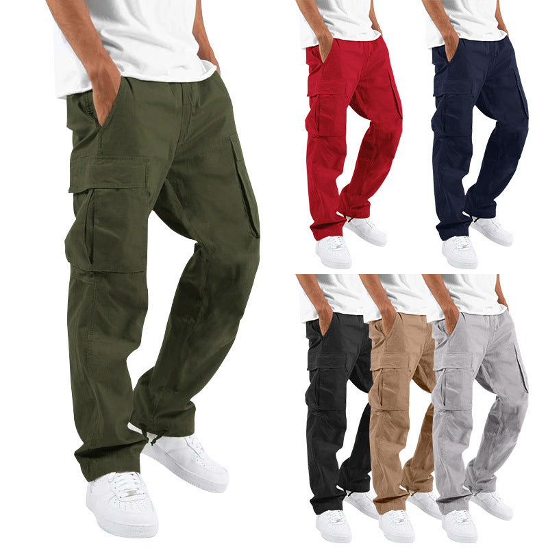 Herren Cargo-Hose mit praktischen Seitentaschen und elastischem Bund Echoarchiv