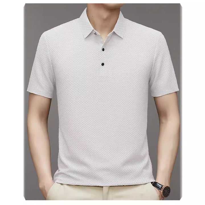Herren Struktur Polo Shirt Echoarchiv