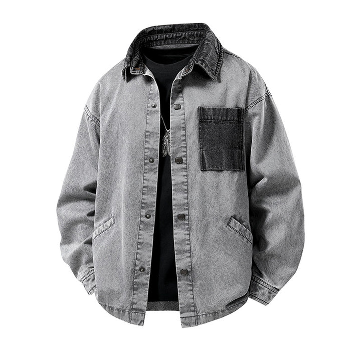 Herren Trendy Denim-Hemdjacke Echo Archiv