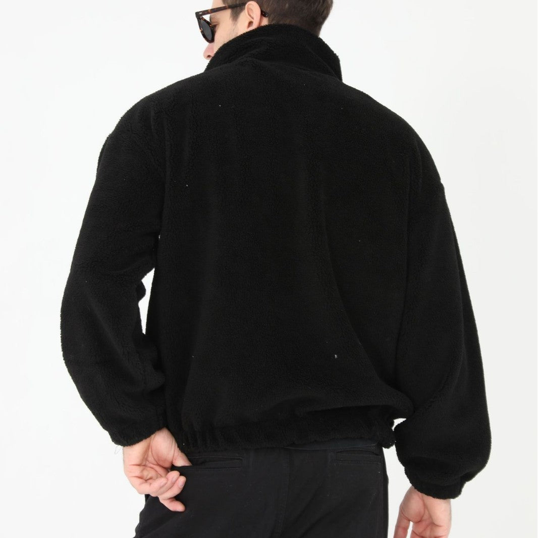 Herren kuschelige Teddyjacke mit hohem Kragen Echoarchiv