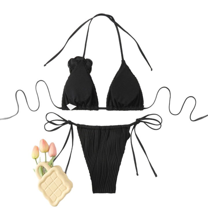 Damen Triangel-Bikini mit aufwendigem Blumendetail Echo Archiv