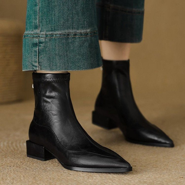 Damen Elegante spitze Stiefeletten Echo Archiv