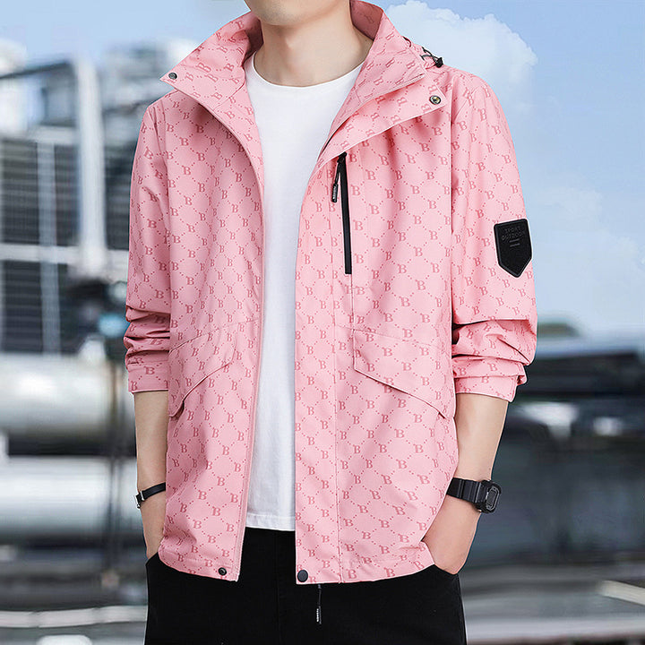 Herren Modische Leichte Outdoorjacke Echoarchiv