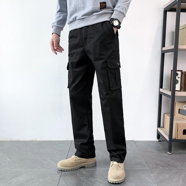 Herren Straight-Fit Cargohose mit Mehrfachtaschen und legerer Passform Echo Archiv