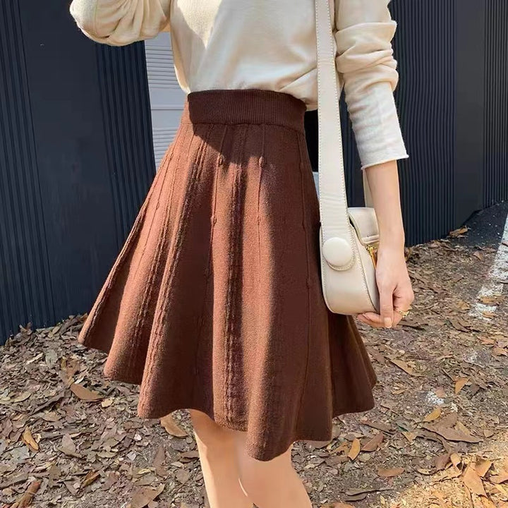 Damen Eleganter und luftiger A-Linien Rock Echo Archiv