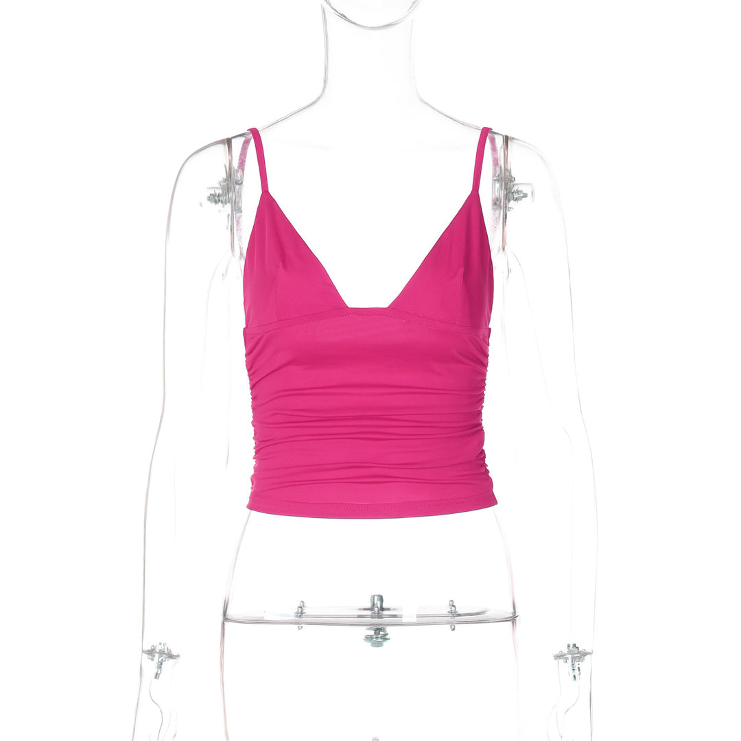 Damen Crop-Top mit asymmetrischem Schnitt und figurbetonter Silhouette Echo Archiv