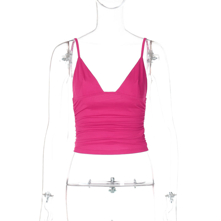 Damen Crop-Top mit asymmetrischem Schnitt und figurbetonter Silhouette Echo Archiv