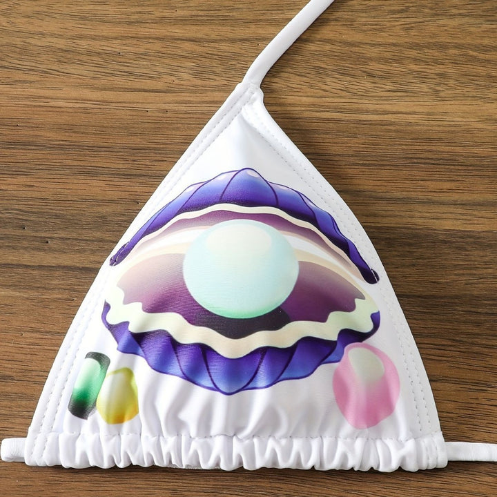 Damen Triangel-Bikini mit verspieltem Muschel-Design Echo Archiv