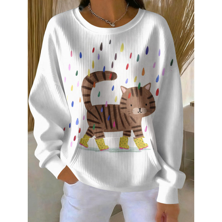 Damen Gemütlicher Pullover Echoarchiv