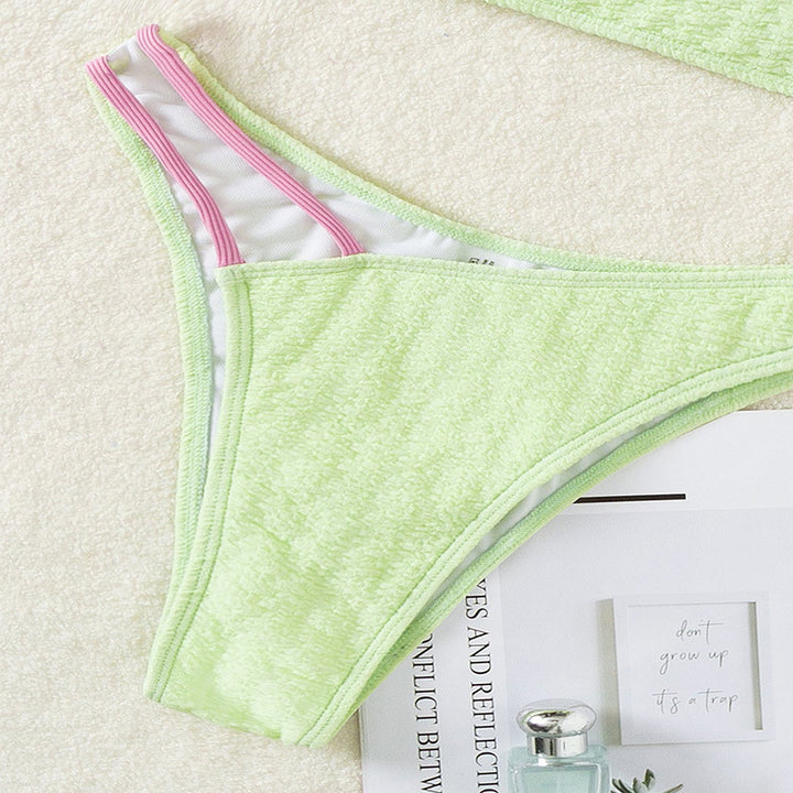 Damen Bikini-Set mit verspieltem Wickeldesign und elastischen Details Echo Archiv