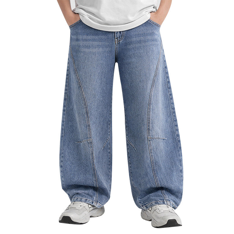 Unisex weite Jeans mit einzigartiger Nahtführung Echo Archiv