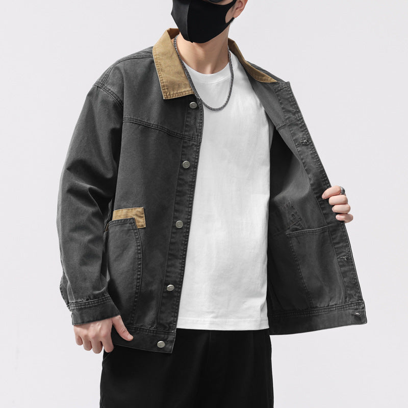 Herren Bequeme Utility-Jacke Echoarchiv