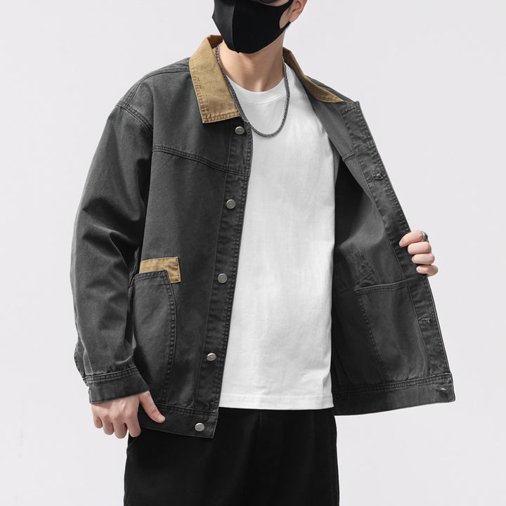 Herren Bequeme Utility-Jacke Echoarchiv